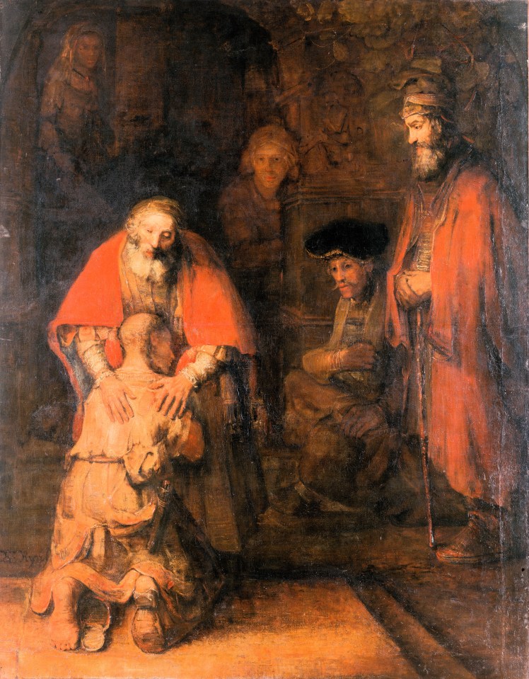 El retorno del hijo prodigo by Rembrandt